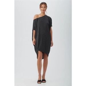 NWT Trina Turk XXL Poppy Re Radiant Dress Asymmetrical Stretch Jersey